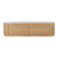Akita Natural Oak Tv Stand (Marble Top)