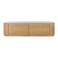 Akita Natural Oak Tv Stand (Turkish Rose Top)