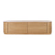 Akita Natural Oak Tv Stand (Turkish Rose Top)