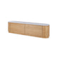 Akita Natural Oak Tv Stand (Marble Top)