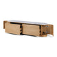 Akita Natural Oak Tv Stand (Marble Top)