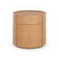 Muse Natural Oak Bedside 2drw (Oak Top)