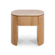 Clover Natural Oak Bedside 1drw (Travertine Top)