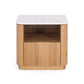 Stash Natural Oak Bedside 1drw (Marble Top)
