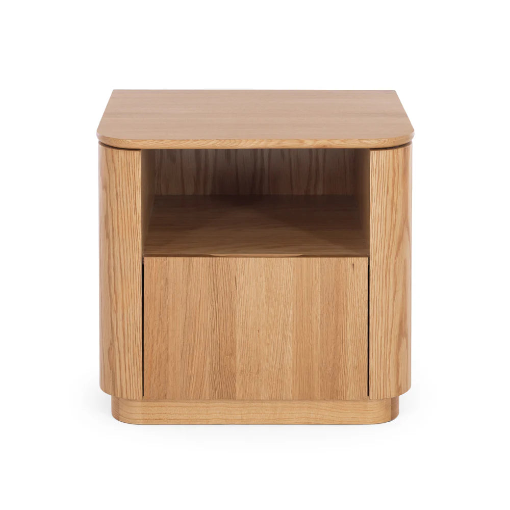 Stash Natural Oak Bedside 1drw (Oak Top)