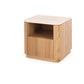 Stash Natural Oak Bedside 1drw (Travertine Top)