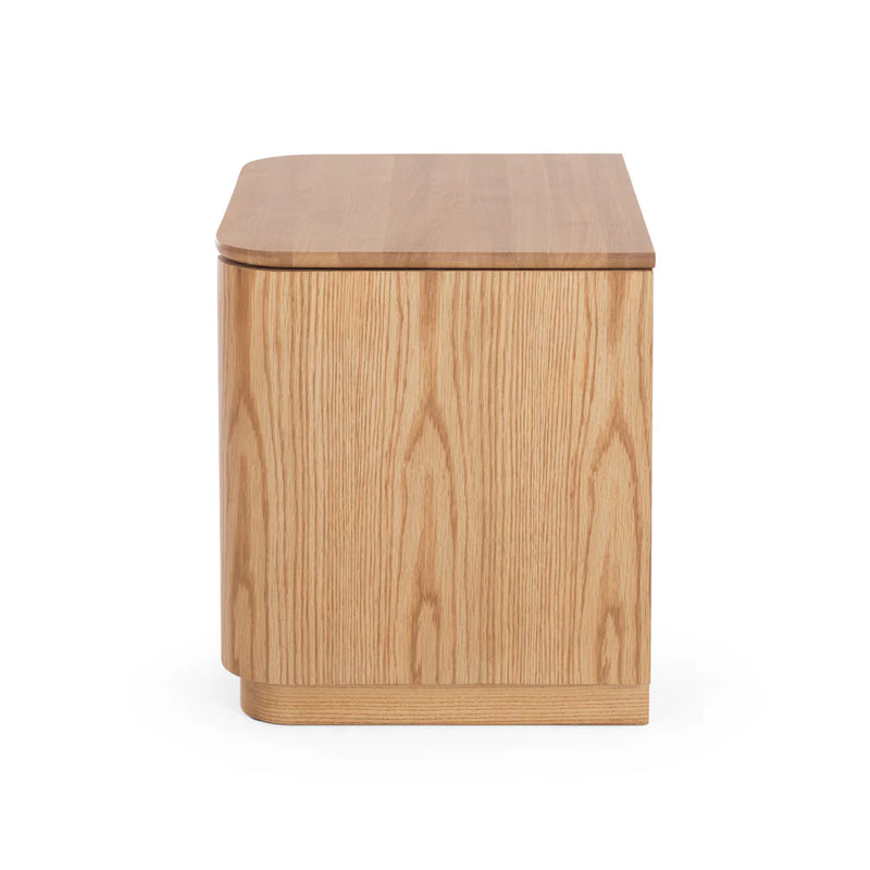 Stash Natural Oak Bedside 1drw (Oak Top)
