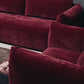 Grace 3 Seater Sofa - Claret
