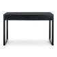 Avalon Black Oak Desk (Oak Top)