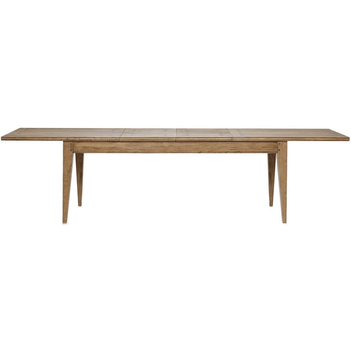 BOSQUET DOUBLE EXT DINING TABLE - RUSTIC LIGHT