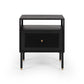 Dawn Bedside (Black) 1 drawer