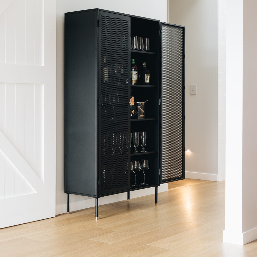 Dawn Tall Cabinet (Black)