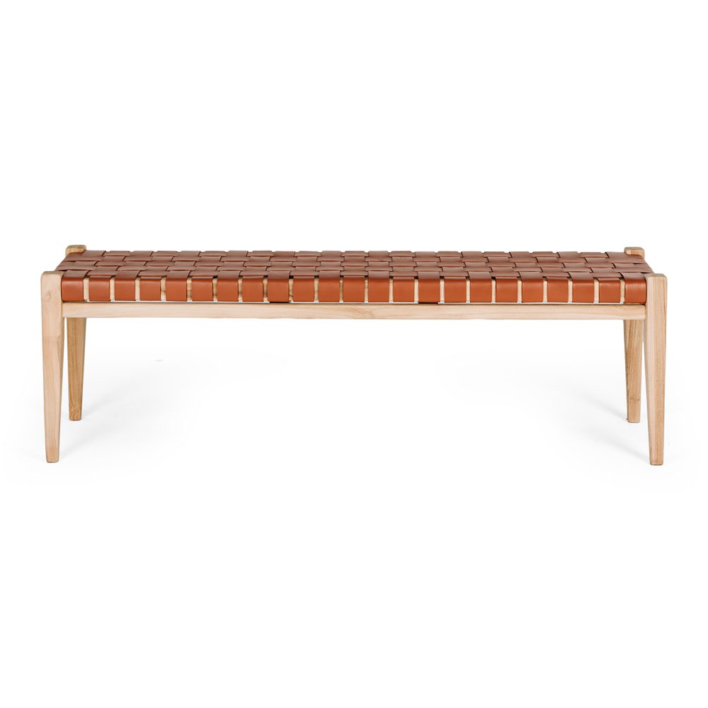 Indo Woven Bench 150 Tan