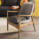 Steiner Armchair Canvas Charcoal