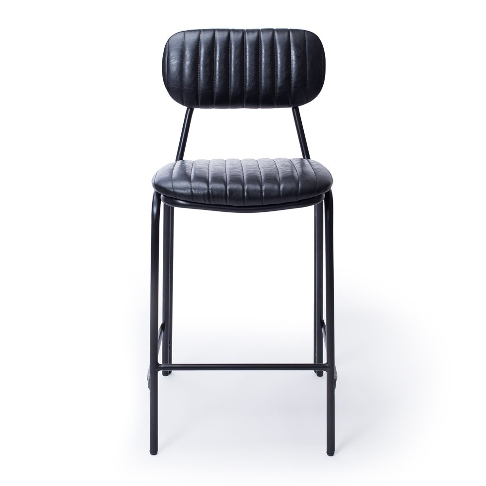 Datsun Barstool Vintage Black PU