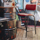 Datsun Barstool Vintage Red PU