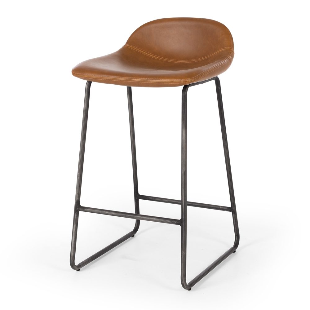 Haus Barstool Vintage Cognac PU