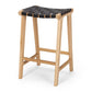 Indo Woven Barstool Black