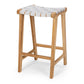 Indo Woven Barstool Duck Egg