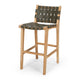 Indo Woven Highback Barstool Olive