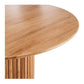 Rho Dining Table 120rd (Natural Oak)