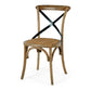 Villa X-Back Chair Smoked Oak Rattan Seat