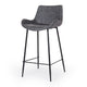 Vintage Barstool Grey PU