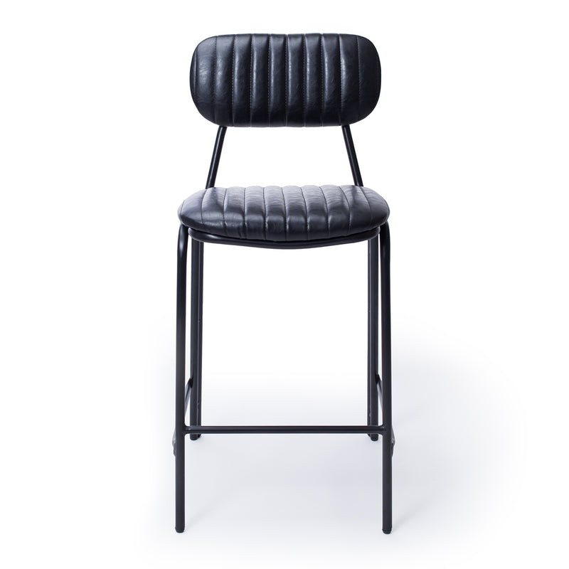 Datsun Barstool Vintage Black PU SH75cm