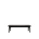 Vaasa Oak Bench Matte Black - 150cm