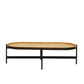 HAYWOOD OVAL COFFEE TABLE - LIGHT ASH