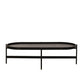 HAYWOOD OVAL COFFEE TABLE - BLACK