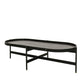 HAYWOOD OVAL COFFEE TABLE - BLACK