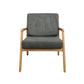 Baker Fabric Armchair - Charcoal