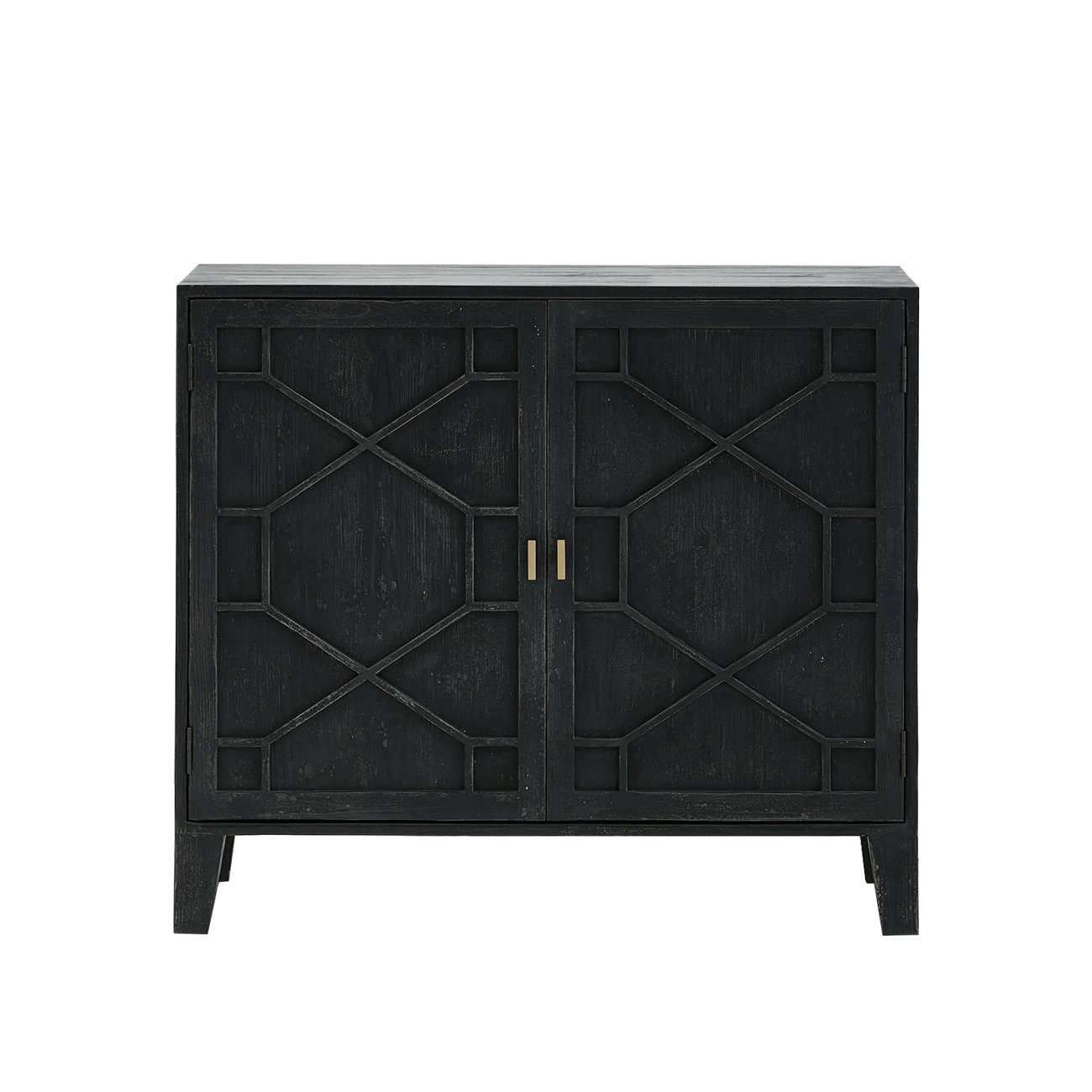 WHITTIER SMALL CABINET - MATT BLACK