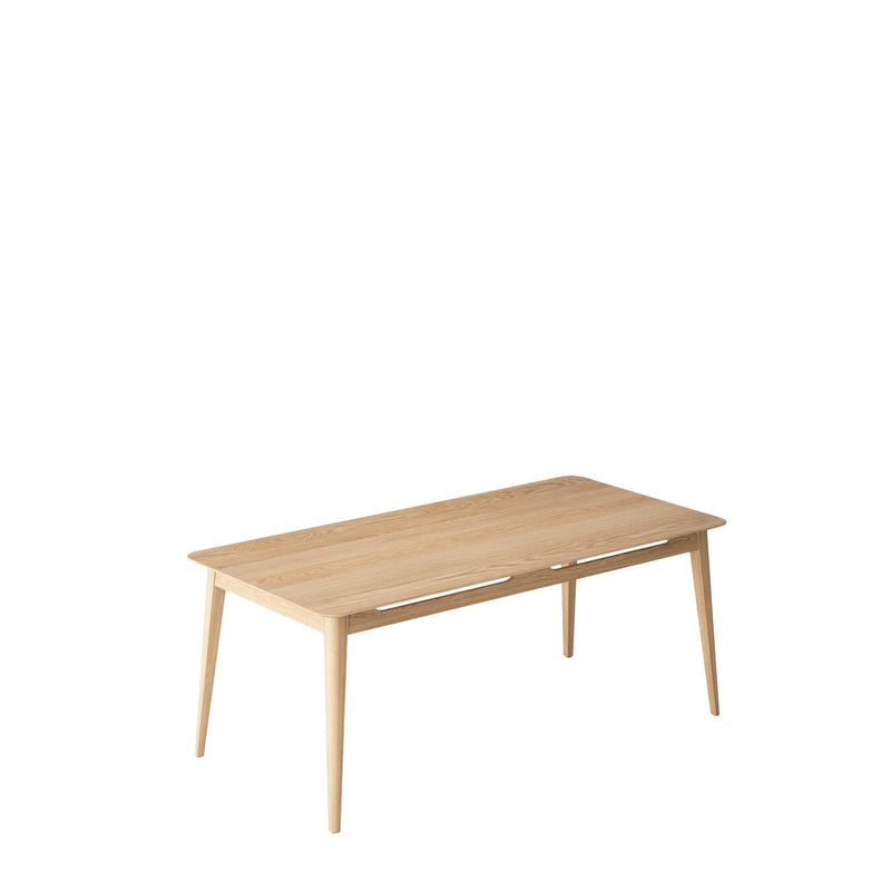 Rokke Dining Table 180cm - Solid Oak/Natural