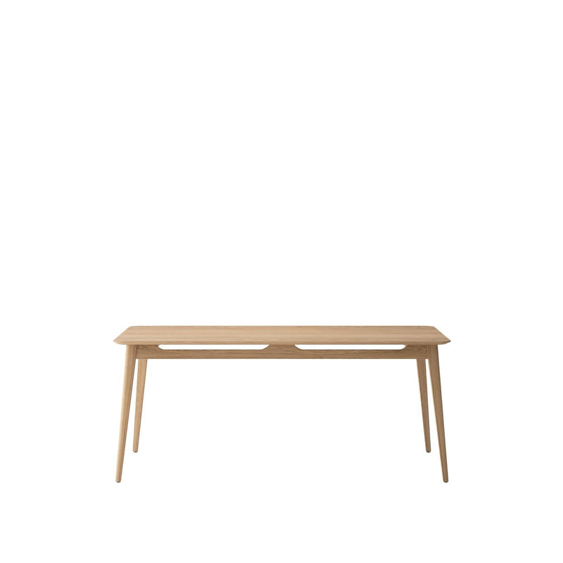 Rokke Dining Table 180cm - Solid Oak/Natural