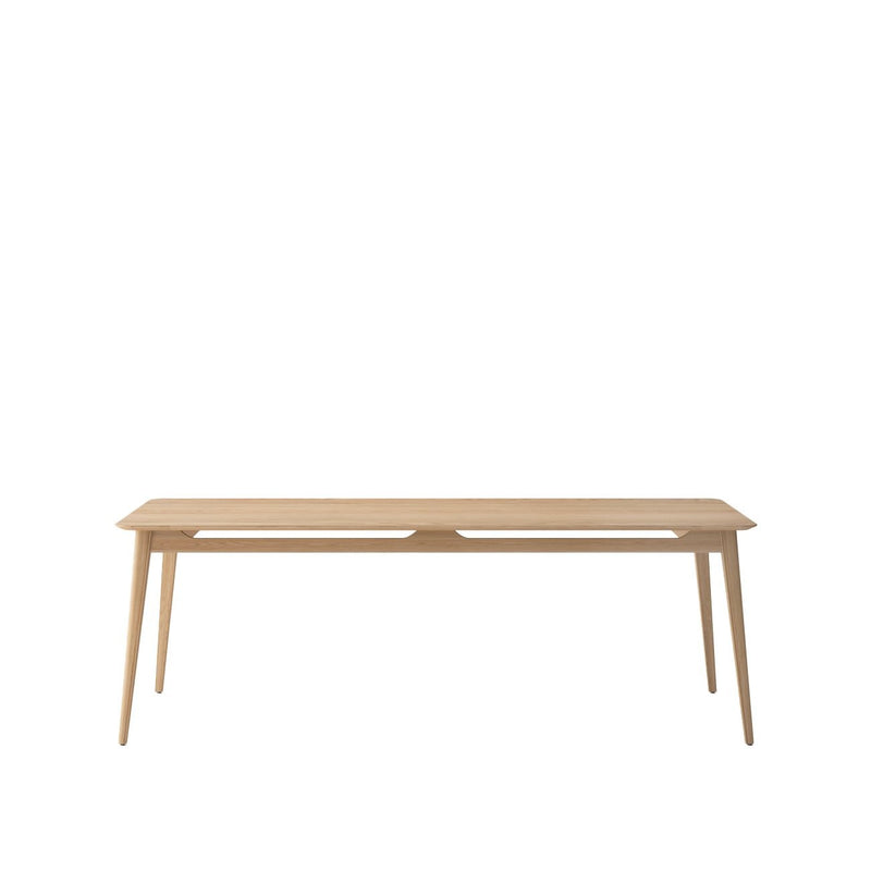 Rokke Dining Table 220cm - Solid Oak/Natural