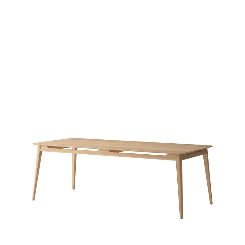 Rokke Dining Table 220cm - Solid Oak/Natural