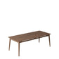 Rokke Dining Table 220cm - Solid Oak/Walnut