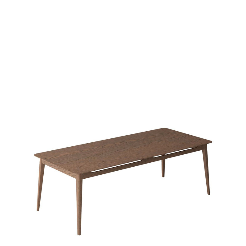 Rokke Dining Table 220cm - Solid Oak/Walnut