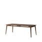 Rokke Dining Table 220cm - Solid Oak/Walnut