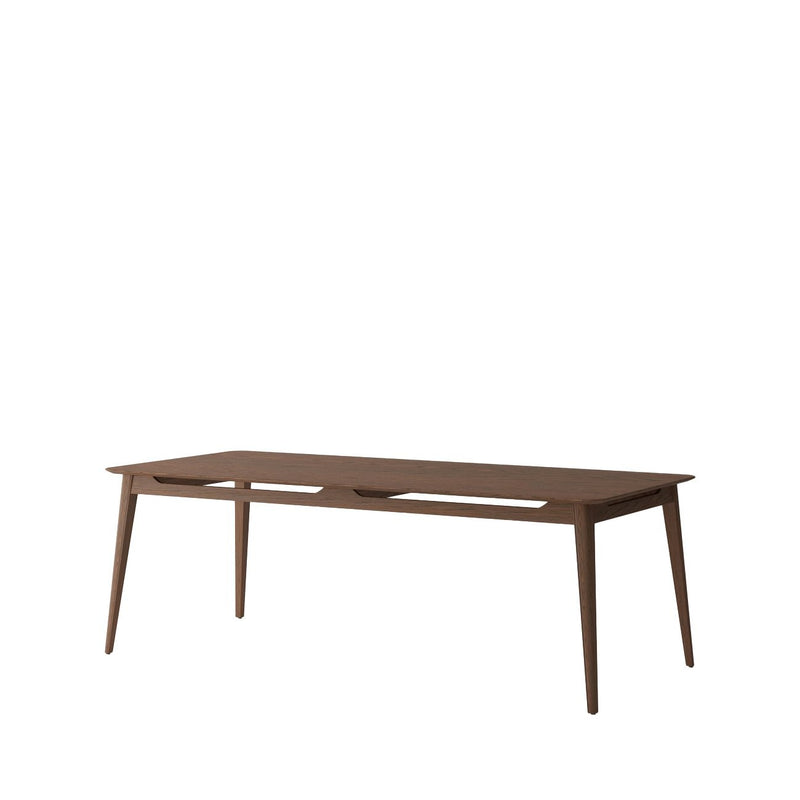 Rokke Dining Table 220cm - Solid Oak/Walnut