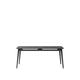 Rokke Dining Table 180cm - Solid Oak/Black