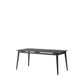 Rokke Dining Table 180cm - Solid Oak/Black