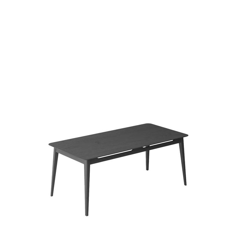 Rokke Dining Table 180cm - Solid Oak/Black