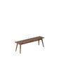 Rokke Bench 150cm - Solid Oak/Walnut
