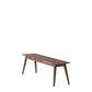 Rokke Bench 150cm - Solid Oak/Walnut