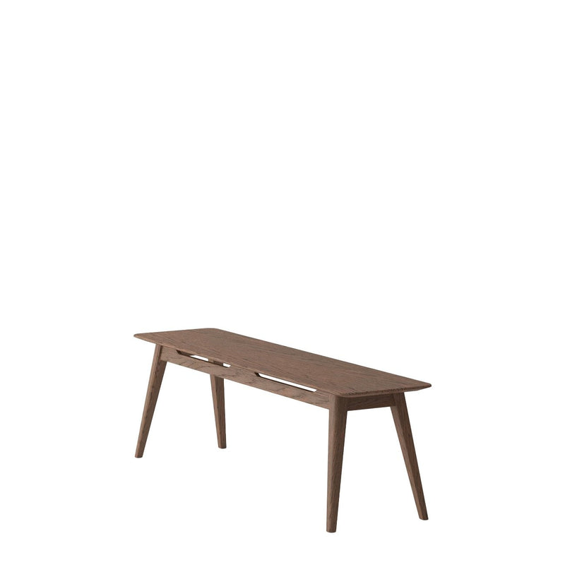 Rokke Bench 150cm - Solid Oak/Walnut