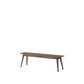 Rokke Bench 150cm - Solid Oak/Walnut