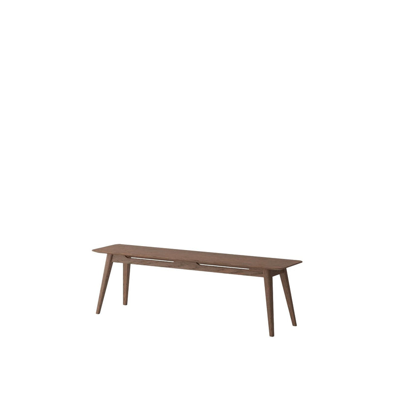 Rokke Bench 150cm - Solid Oak/Walnut